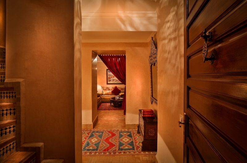 Riad Kniza Marrakesh Eksteriør bilde A guest room at the hotel
