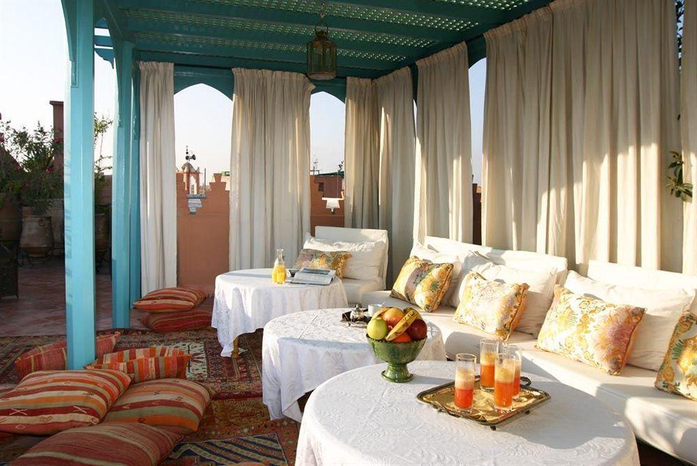 Riad Kniza Marrakesh Eksteriør bilde Rooftop terrace