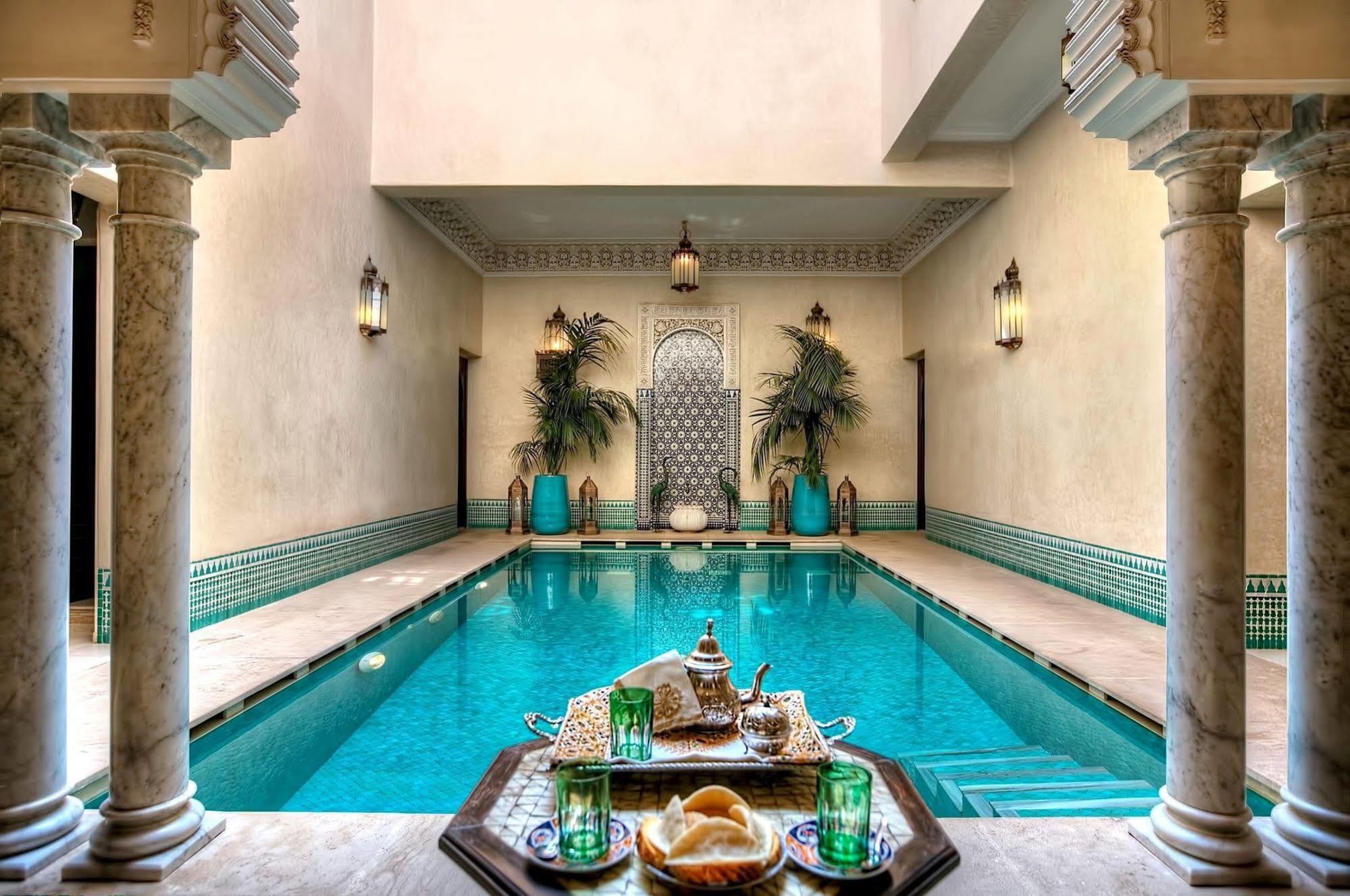 Riad Kniza Marrakesh Svømmebasseng bilde The swimming pool at the hotel